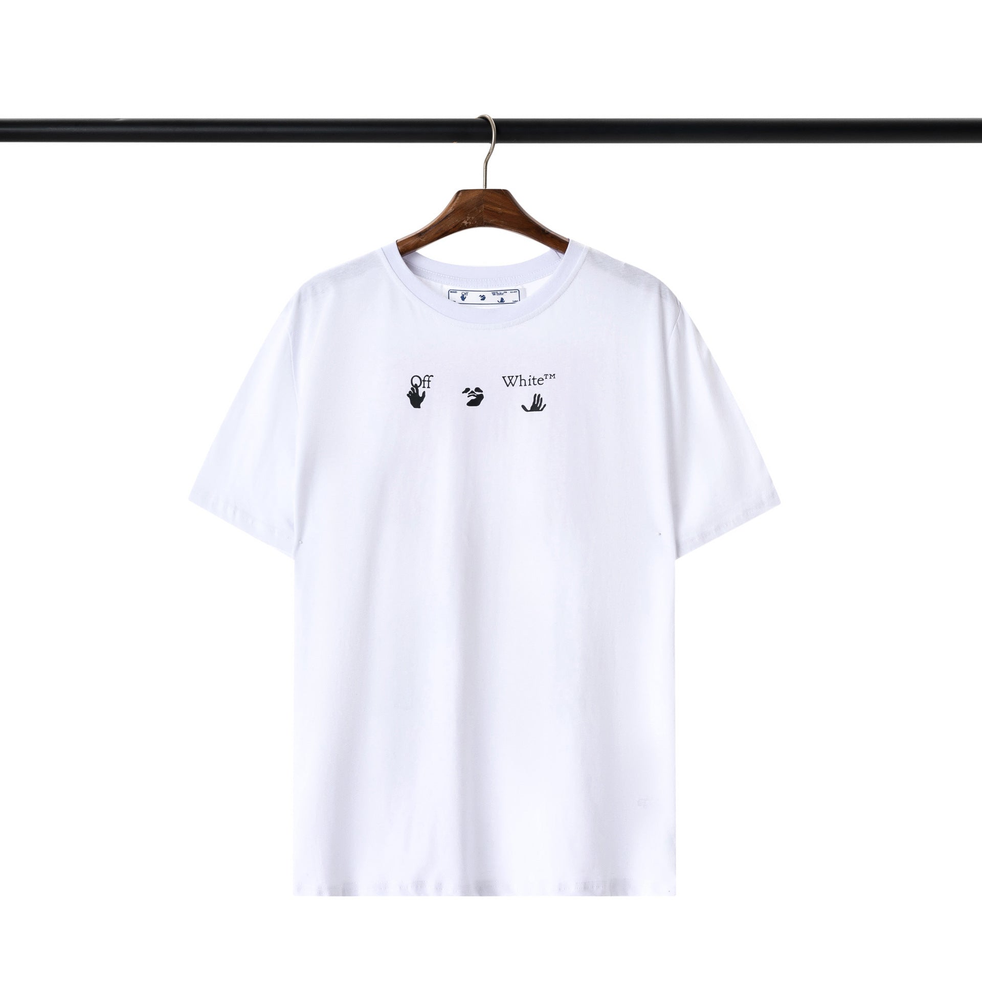 Men Off-White Melting Arrow T-Shirt Summer White Black