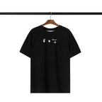 Men Off-White Melting Arrow T-Shirt Summer White Black