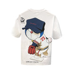 Men Cartoon Printed T-Shirt Summer Stylish Trendy