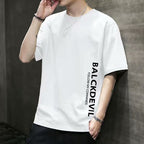 Men Slim Fit T-Shirt Bal Khaki Plus Size Summer