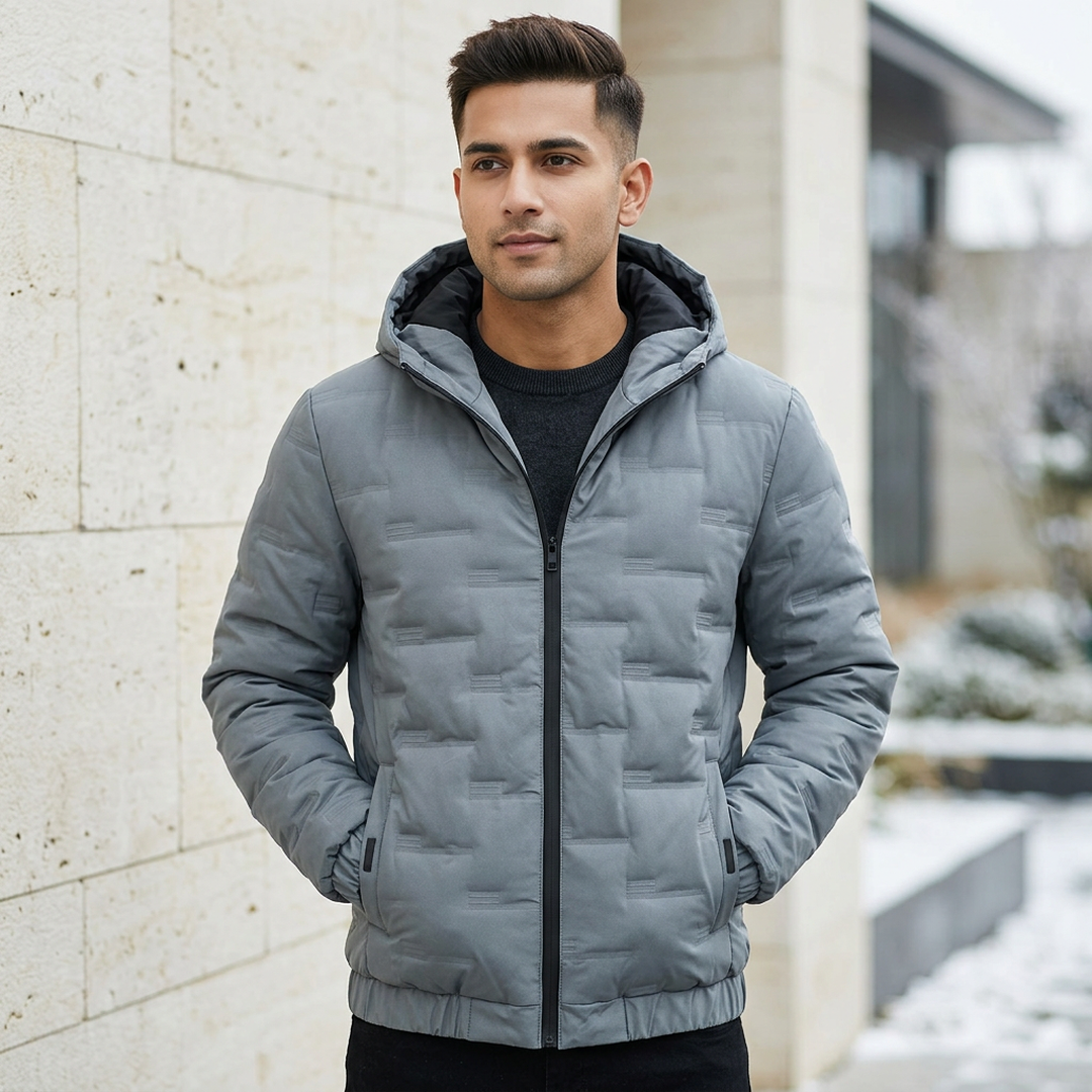 Men's Winter Hooded Cotton Jacket Korean Style