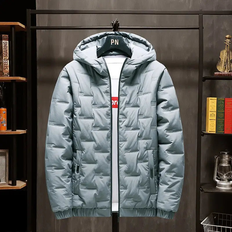 Men's Winter Hooded Cotton Jacket Korean Style