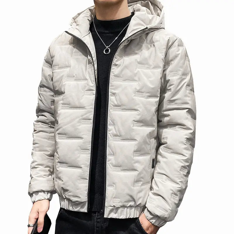 Men's Winter Hooded Cotton Jacket Korean Style