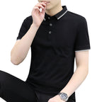 Men's Grey Casual Polo Shirt Summer 2025